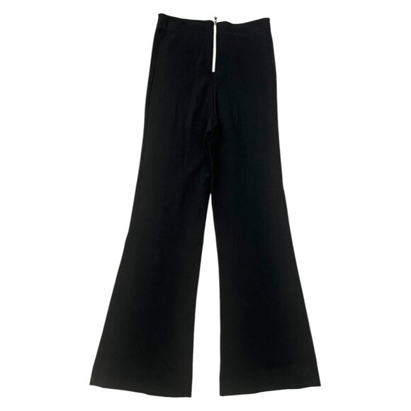 Ninety Percent Womens June Wilde Flare Pull On Pants Black Medium Organic Cotton - Picture 2 of 9